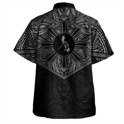 Philippines Filipinos Hawaiian Shirt Traditional Tribal Tattoo Sun