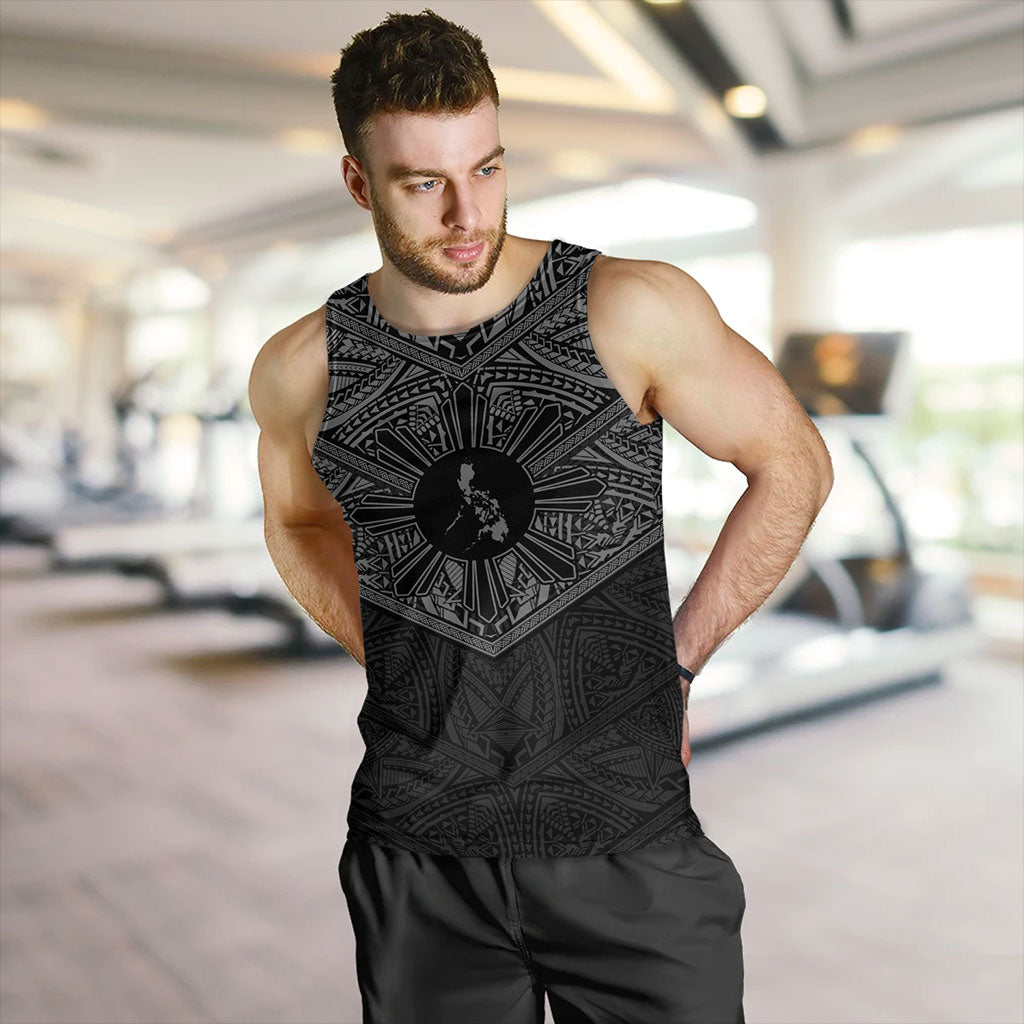Philippines Filipinos Tank Top Traditional Tribal Tattoo Sun