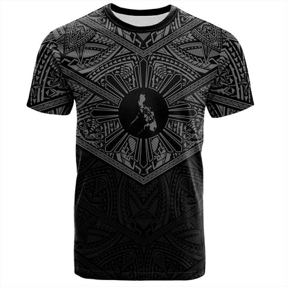 Philippines Filipinos T-Shirt Traditional Tribal Tattoo Sun
