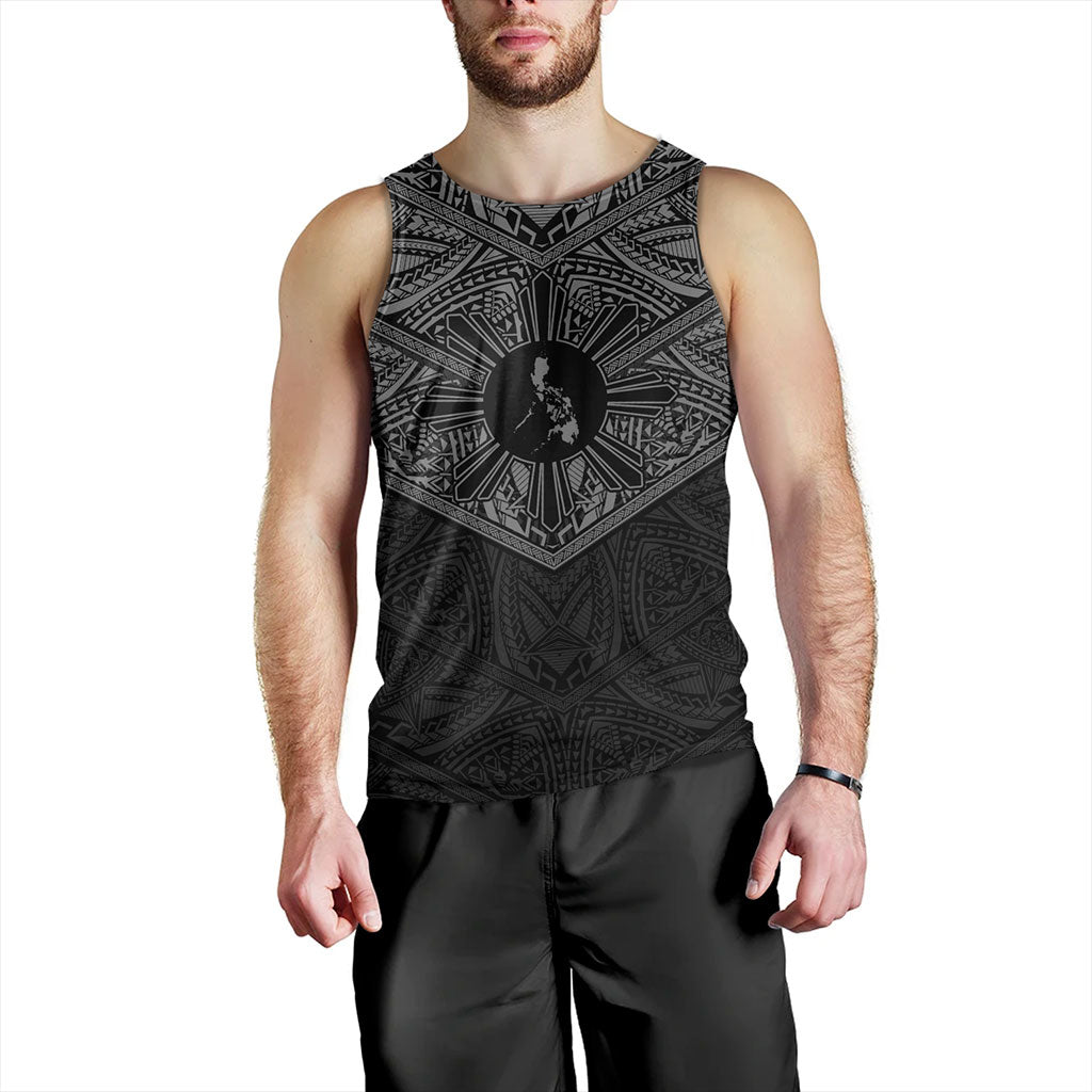 Philippines Filipinos Tank Top Traditional Tribal Tattoo Sun