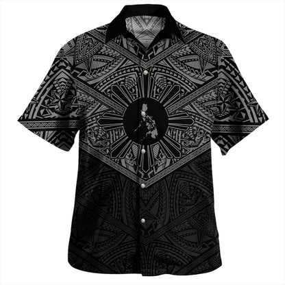 Philippines Filipinos Hawaiian Shirt Traditional Tribal Tattoo Sun