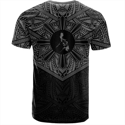 Philippines Filipinos T-Shirt Traditional Tribal Tattoo Sun