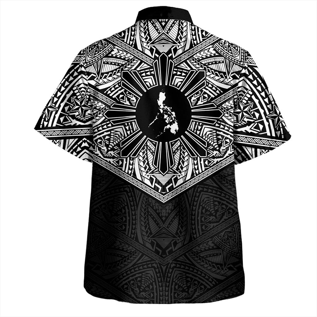 Philippines Filipinos Hawaiian Shirt Traditional Tribal Tattoo Sun