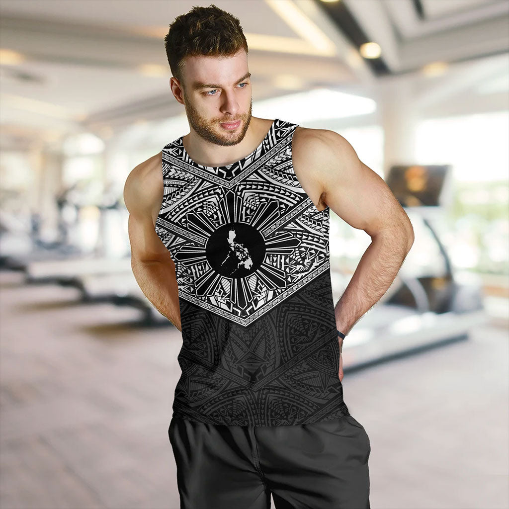 Philippines Filipinos Tank Top Traditional Tribal Tattoo Sun