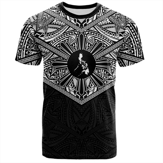 Philippines Filipinos T-Shirt Traditional Tribal Tattoo Sun