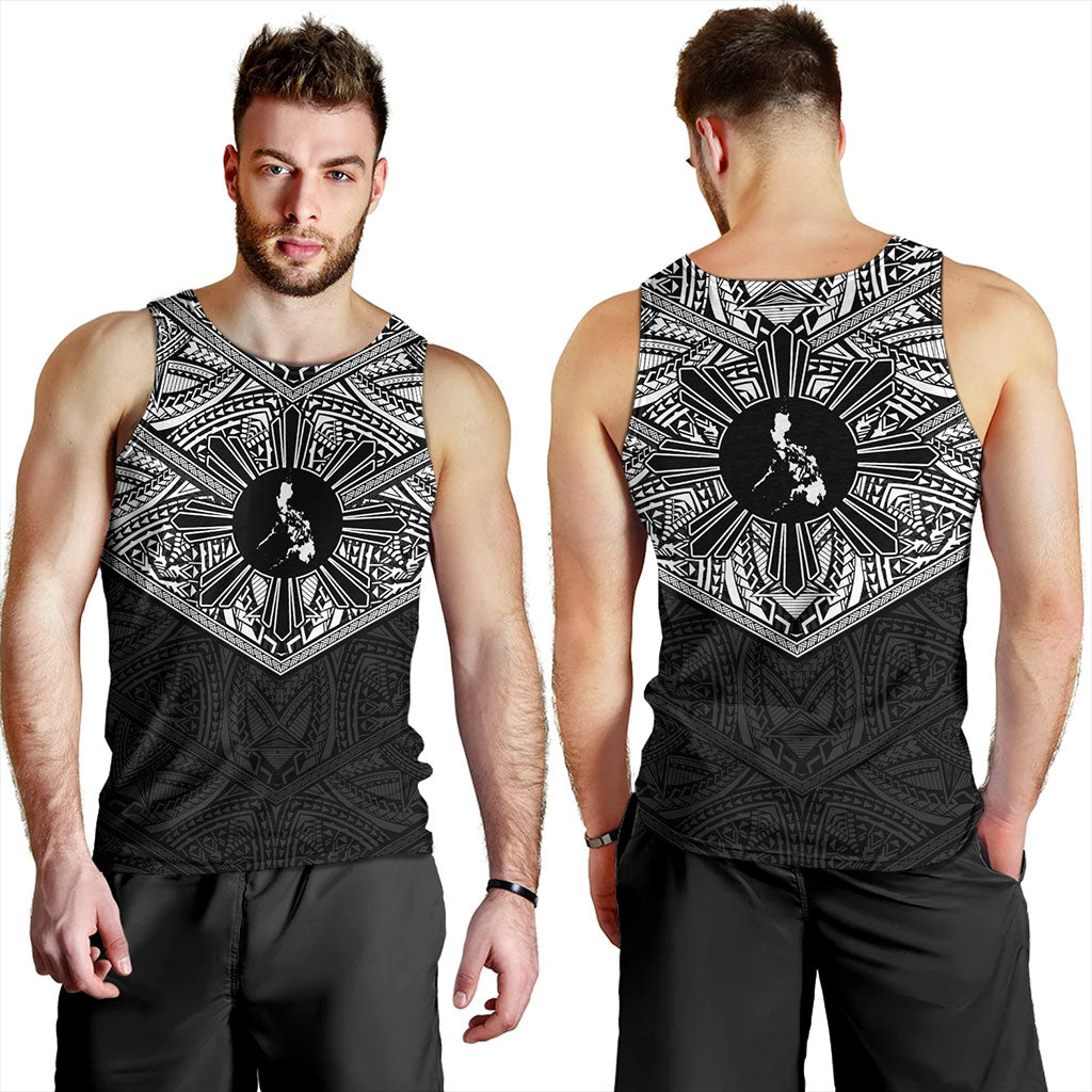 Philippines Filipinos Tank Top Traditional Tribal Tattoo Sun