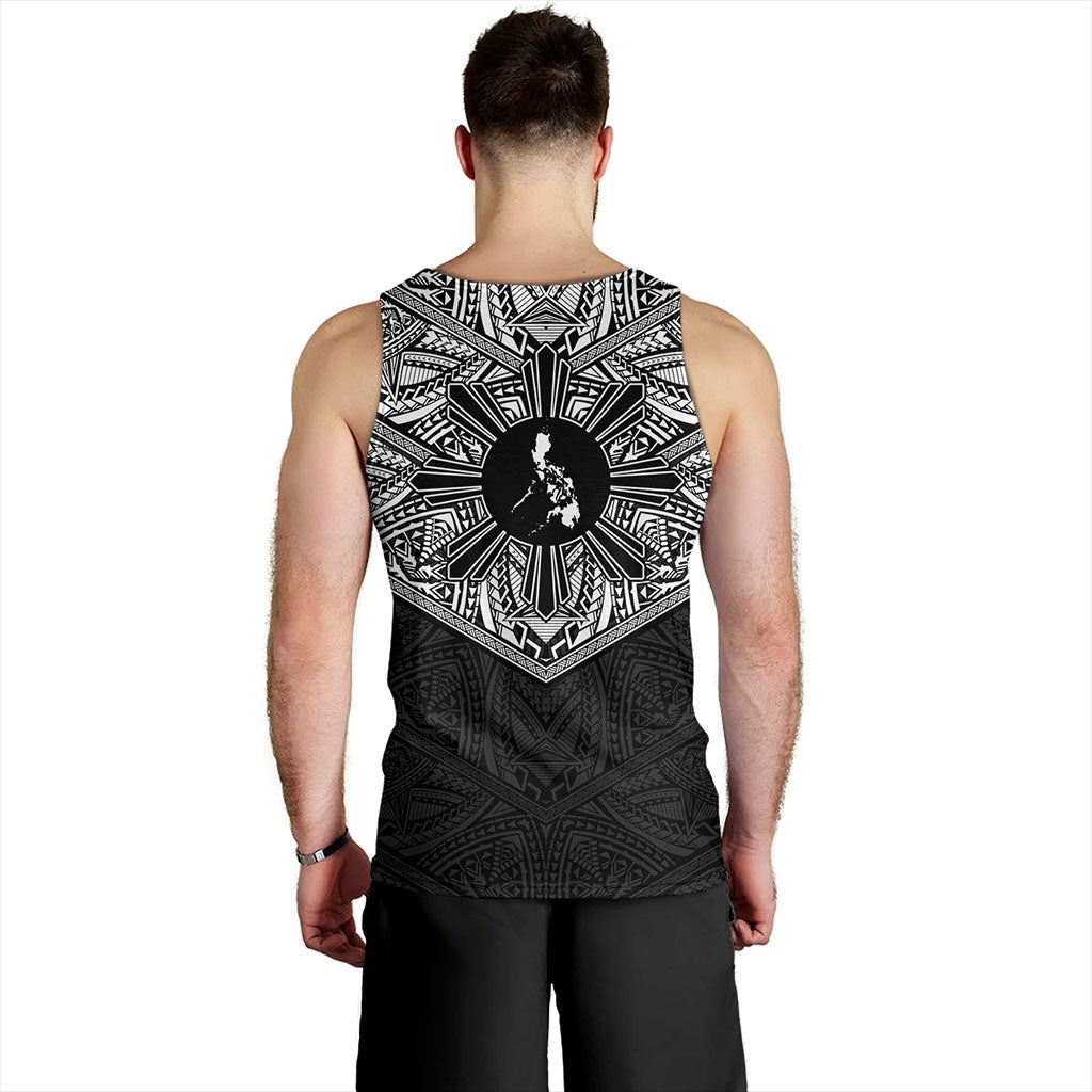 Philippines Filipinos Tank Top Traditional Tribal Tattoo Sun