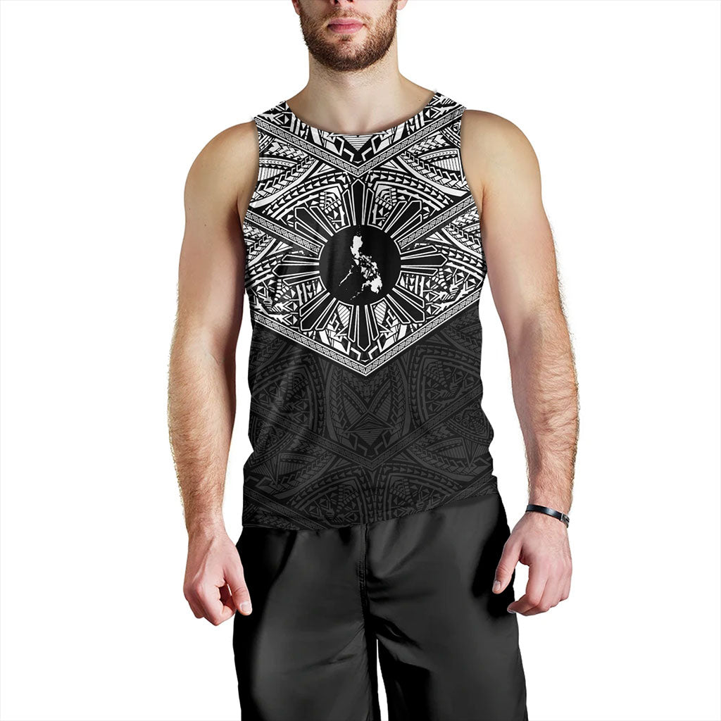 Philippines Filipinos Tank Top Traditional Tribal Tattoo Sun