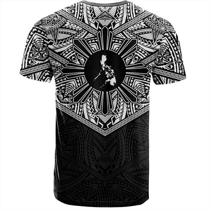 Philippines Filipinos T-Shirt Traditional Tribal Tattoo Sun