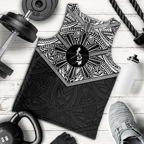 Philippines Filipinos Tank Top Traditional Tribal Tattoo Sun