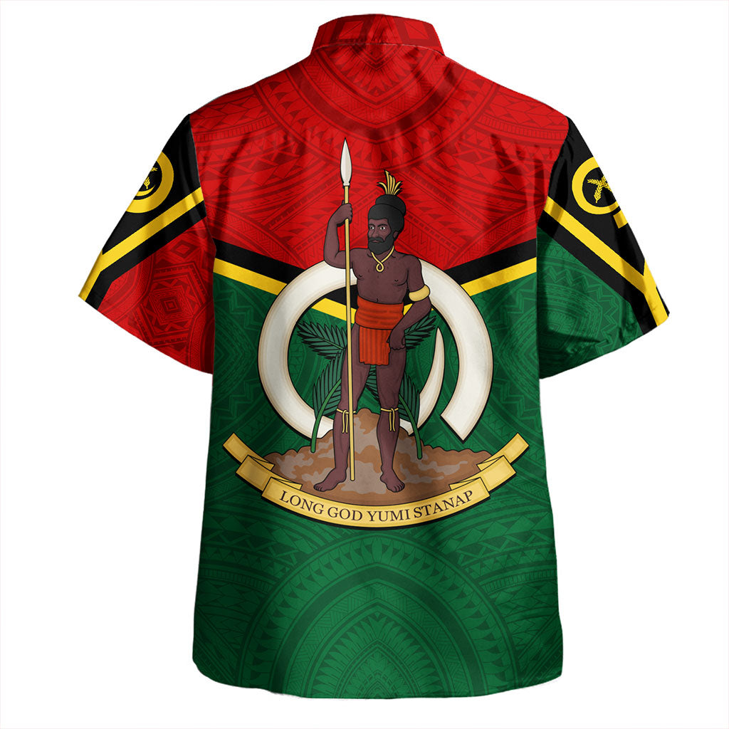 Vanuatu Hawaiian Shirt Tribal Flag Sport Style