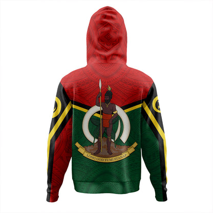 Vanuatu Hoodie Tribal Flag Sport Style