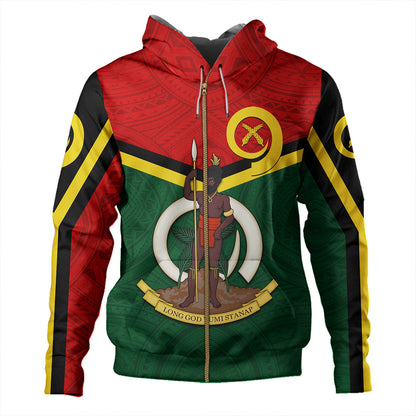 Vanuatu Hoodie Tribal Flag Sport Style