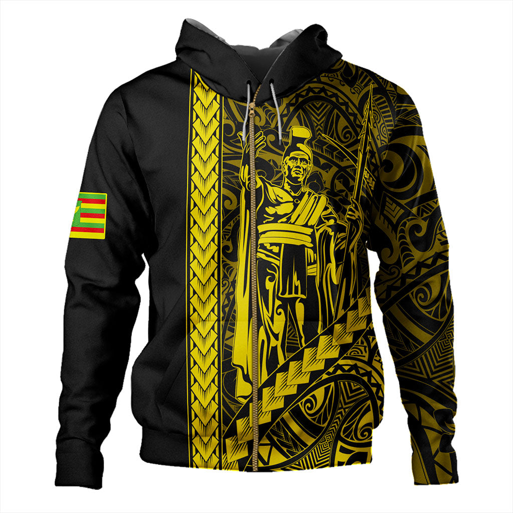 Hawaii Hoodie Tribal Polynesian Kanaka Maoli King Kamehameha