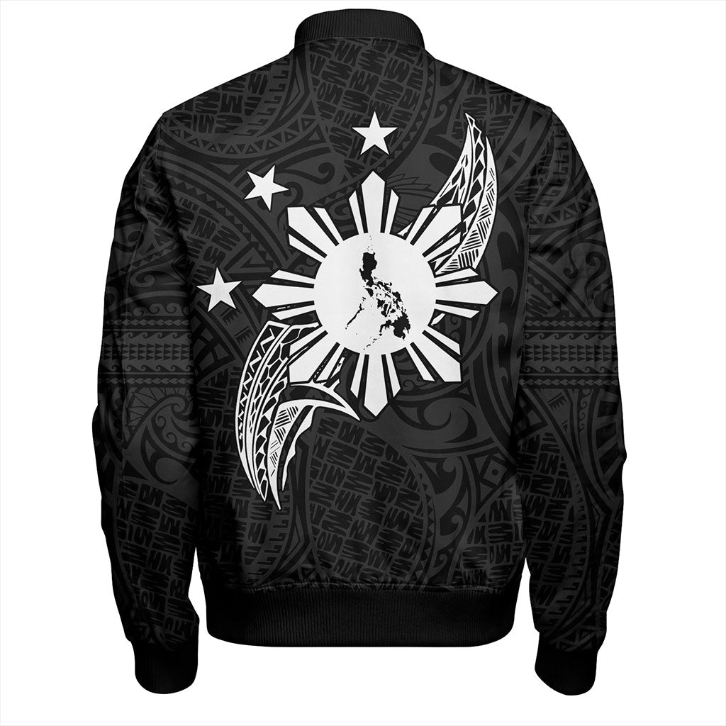 Philippines Filipinos Bomber Jacket Tribal Tattoo Art