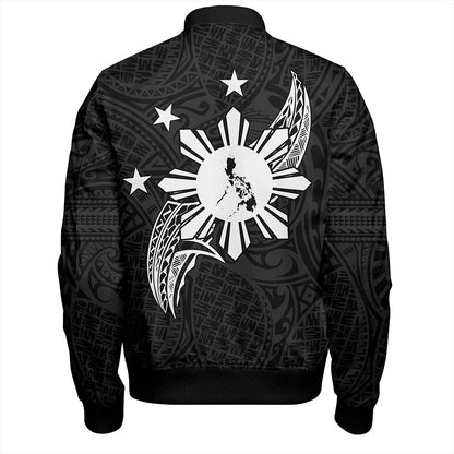Philippines Filipinos Bomber Jacket Tribal Tattoo Art