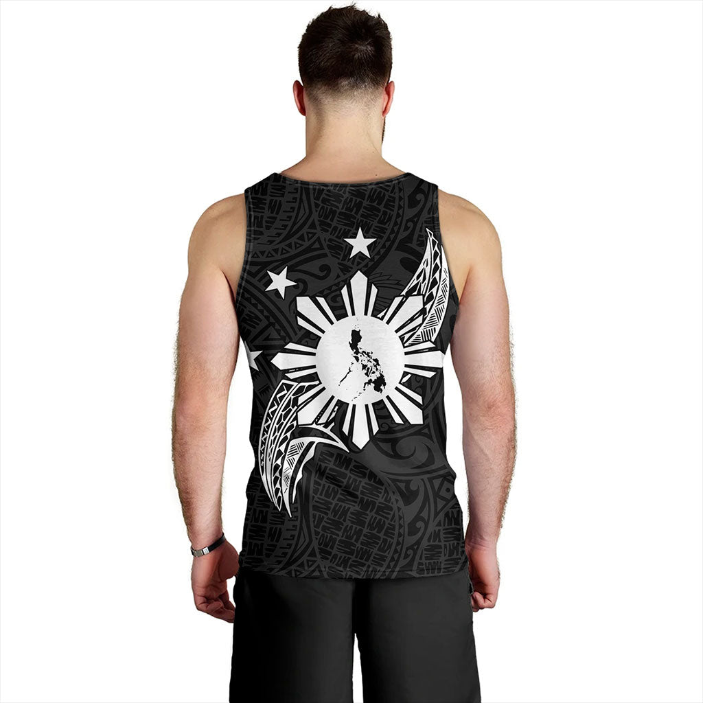 Philippines Filipinos Tank Top Tribal Tattoo Art Style