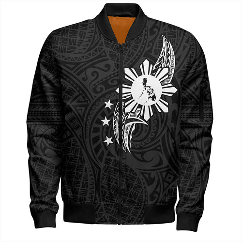 Philippines Filipinos Bomber Jacket Tribal Tattoo Art