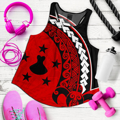 Austral Islands Women Tank Turtle Polynesian Tribal Coat Of Arms