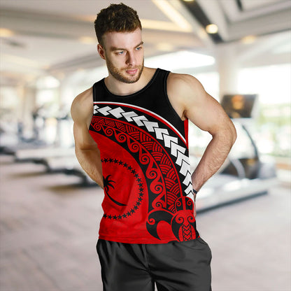 Chuuk State Tank Top Turtle Polynesian Tribal Coat Of Arms