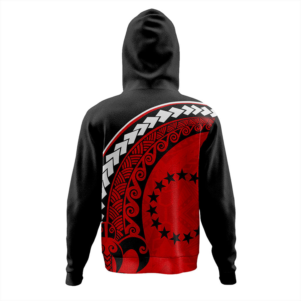 Cook Islands Hoodie Turtle Polynesian Tribal Coat Of Arms