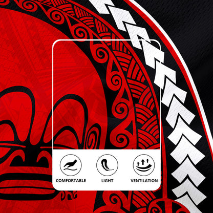 Marquesas Islands Rugby Jersey Turtle Polynesian Tribal Coat Of Arms