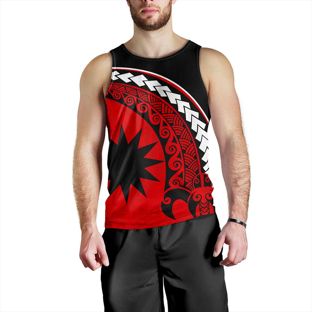Nauru Tank Top Turtle Polynesian Tribal Coat Of Arms
