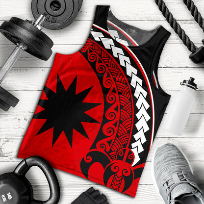 Nauru Tank Top Turtle Polynesian Tribal Coat Of Arms