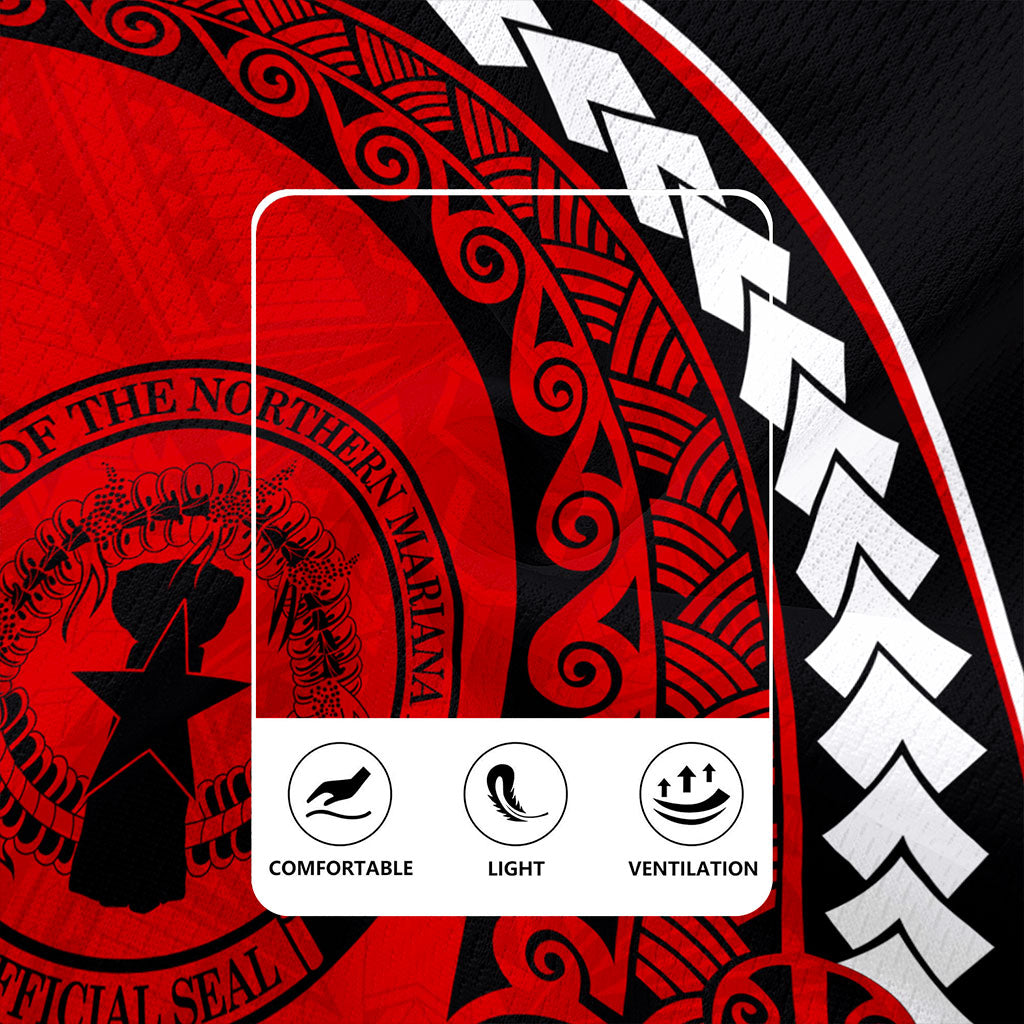 Northern Mariana Islands Rugby Jersey Turtle Polynesian Tribal Coat Of Arms