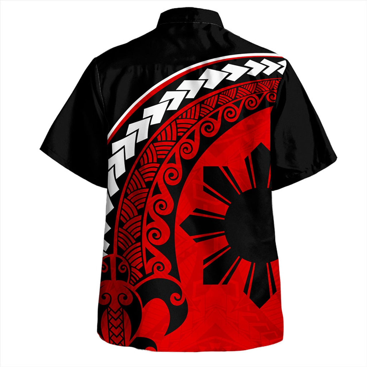 Philippines Filipinos Hawaiian Shirt Turtle Polynesian Tribal Coat Of Arms