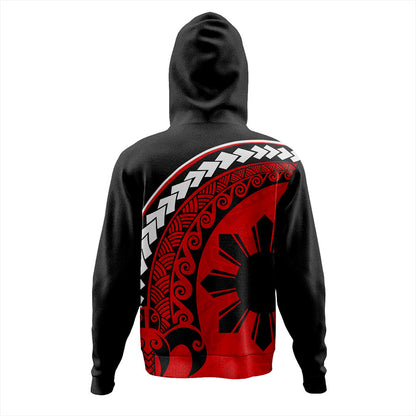 Philippines Filipinos Hoodie Turtle Polynesian Tribal Coat Of Arms