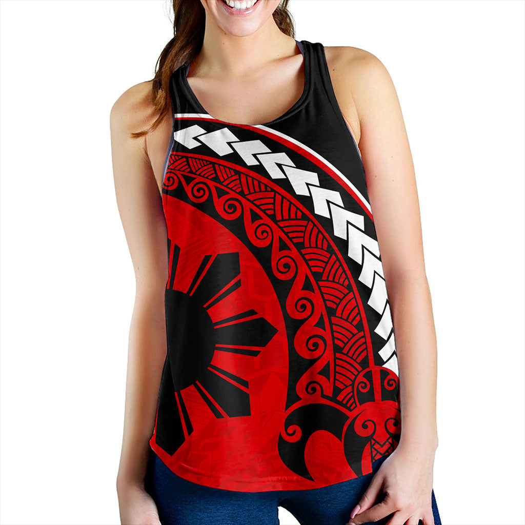 Philippines Filipinos Women Tank Turtle Polynesian Tribal Coat Of Arms
