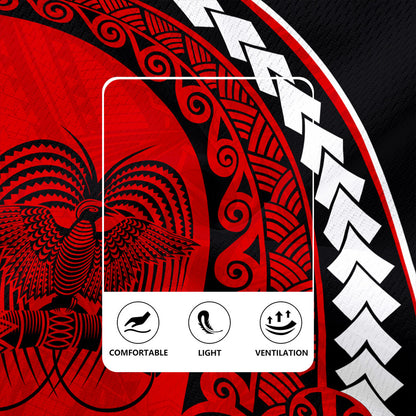 Papua New Guinea Rugby Jersey Turtle Polynesian Tribal Coat Of Arms