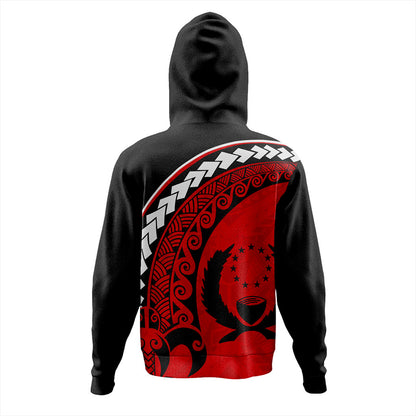 Pohnpei State Hoodie Turtle Polynesian Tribal Coat Of Arms