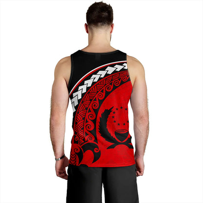 Pohnpei State Tank Top Turtle Polynesian Tribal Coat Of Arms