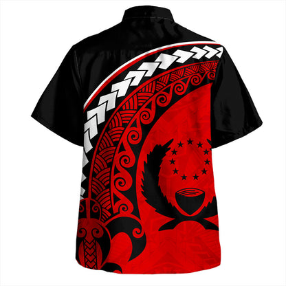 Yap State Hawaiian Shirt Turtle Polynesian Tribal Coat Of Arms