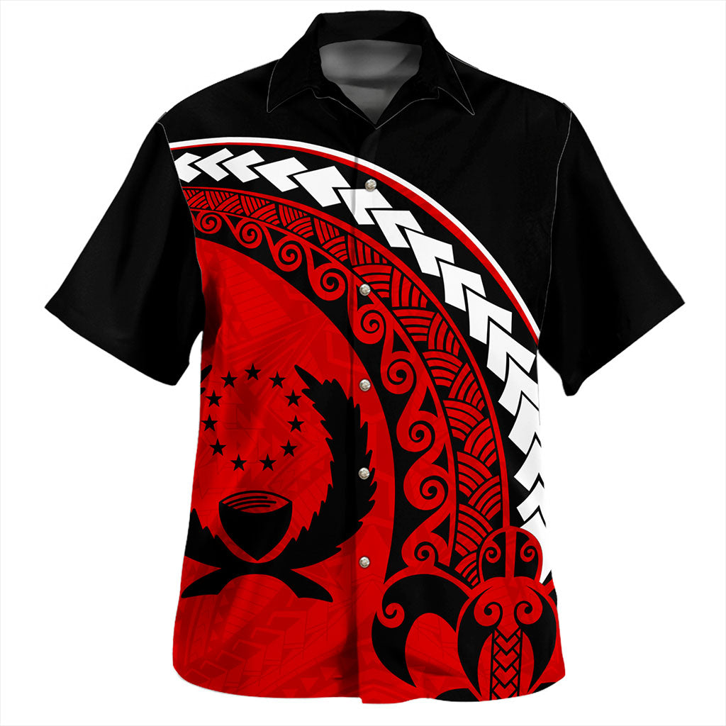 Pohnpei State Hawaiian Shirt Turtle Polynesian Tribal Coat Of Arms