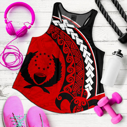 Pohnpei State Women Tank Turtle Polynesian Tribal Coat Of Arms