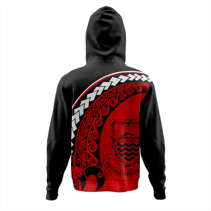 Tuvalu Hoodie Turtle Polynesian Tribal Coat Of Arms