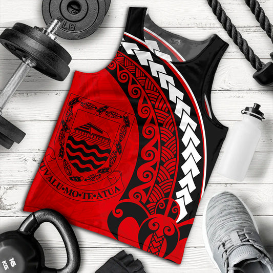 Tuvalu Tank Top Turtle Polynesian Tribal Coat Of Arms