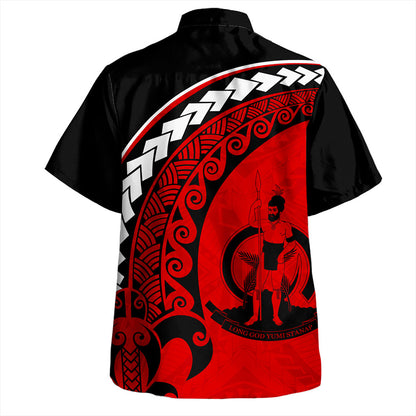 Vanuatu Hawaiian Shirt Turtle Polynesian Tribal Coat Of Arms