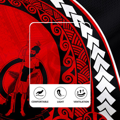 Vanuatu Rugby Jersey Turtle Polynesian Tribal Coat Of Arms