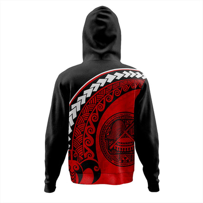 American Samoa Hoodie Turtle Polynesian Tribal Coat Of Arms