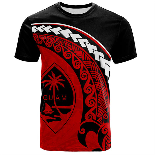Guam T-Shirt Turtle Polynesian Tribal Coat Of Arms