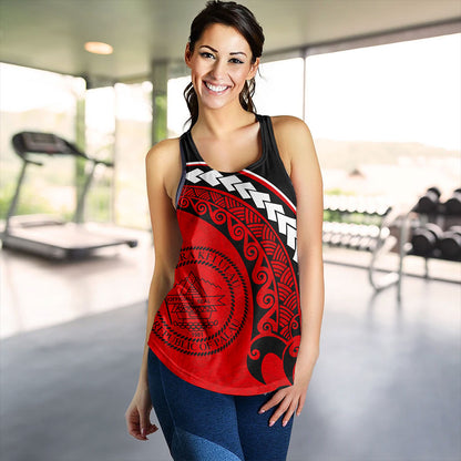 Palau Women Tank Turtle Polynesian Tribal Coat Of Arms