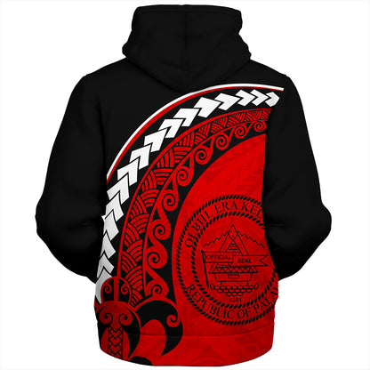 Palau Sherpa Hoodie Turtle Polynesian Tribal Coat Of Arms
