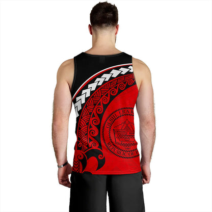 Palau Tank Top Turtle Polynesian Tribal Coat Of Arms