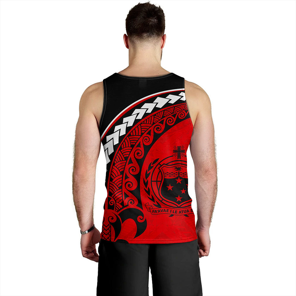 Samoa Tank Top Turtle Polynesian Tribal Coat Of Arms