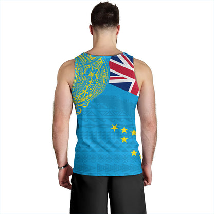 Tuvalu Tank Top Polynesian Flag With Coat Of Arms