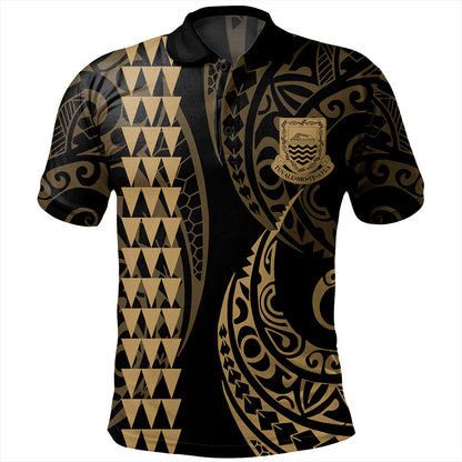 Tuvalu Polo Shirt Kakau Style Ver.1